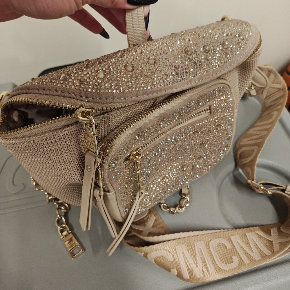 Steve Madden Rhinestone Fanny Pack